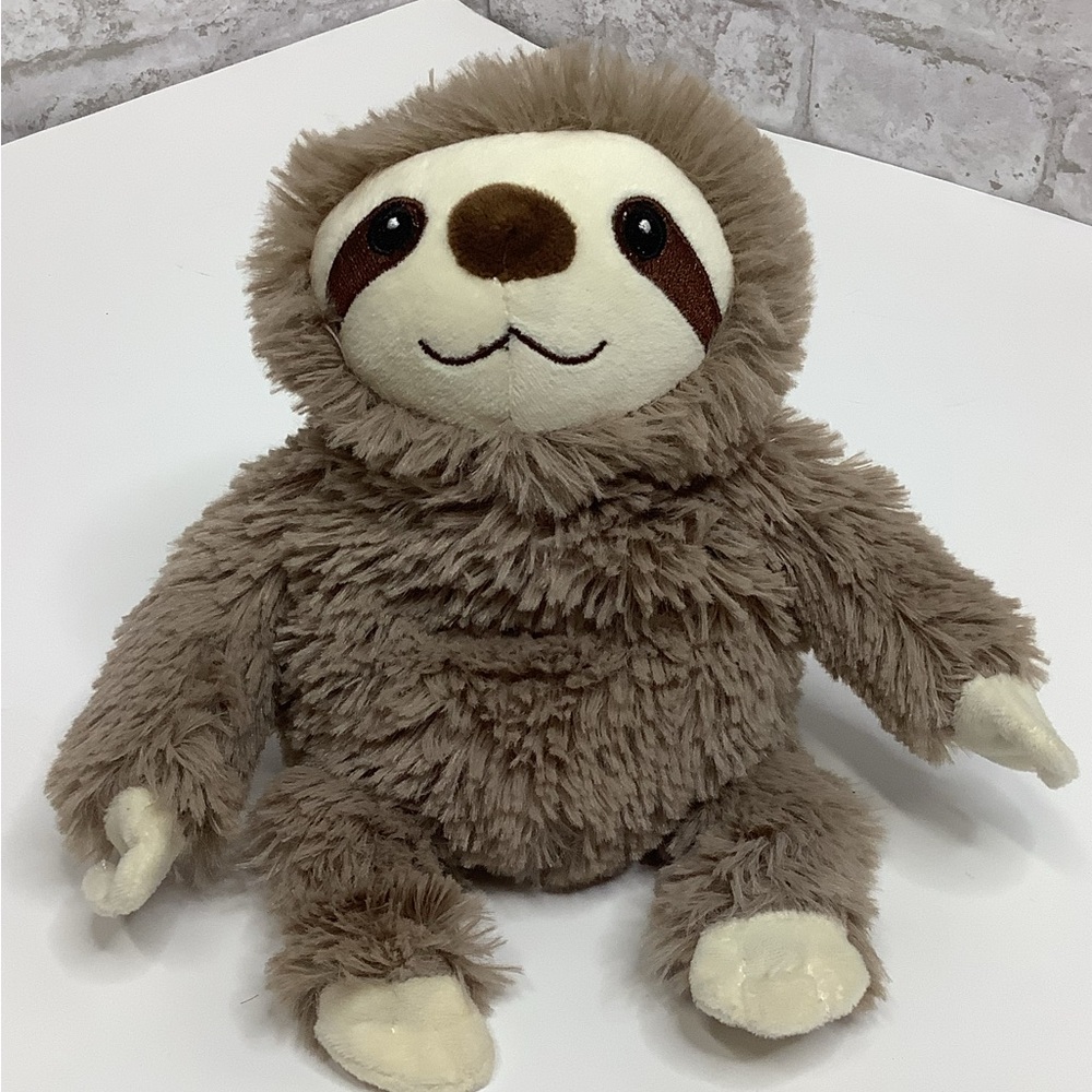 Warmies Sloth Plush Weighted Heatable Stuffed Animal Microwave 10” Heat Cuddle